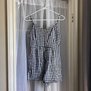 Gingham romper